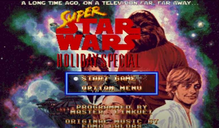 Fan-Made Super Star Wars: Holiday Special now available on Amiga